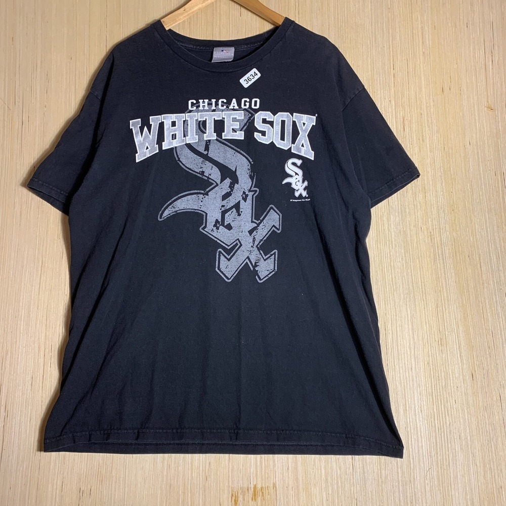 Chicago White Sox Shirt Adult Extra Large Black Short Sleeve Men's Graphic Print - Picture 4 of 16